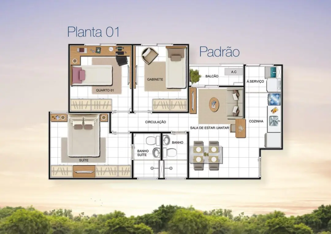 predilleto-residencial-planta1 Predilleto Residencial Parque Dez