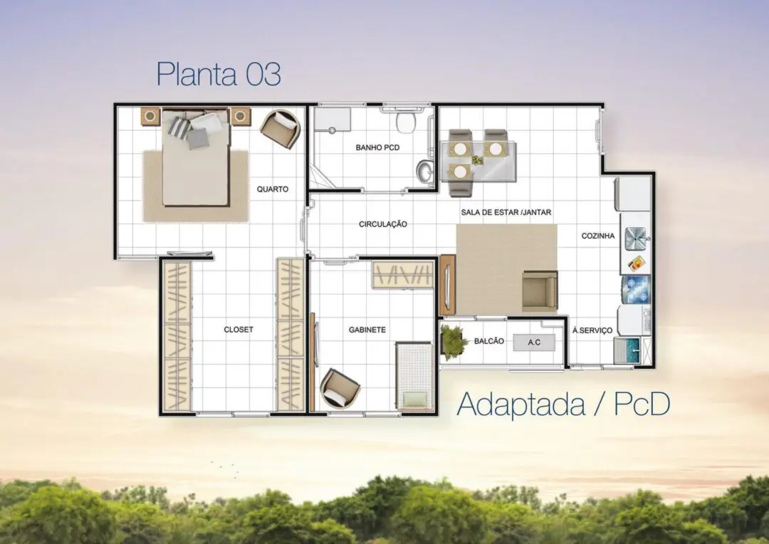 predilleto-residencial-planta3 Predilleto Residencial Parque Dez